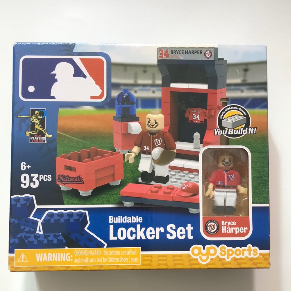 Bryce Harper Buildable Locker Set 93 Pcs
